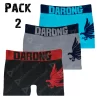 3 Boxer Para Hombre Largos de Licra Mediano BF01DL23M3P Pack 2