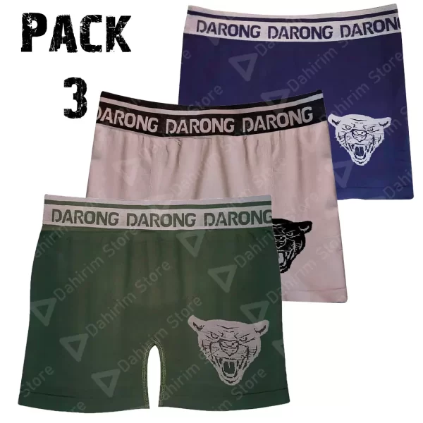 3 Boxer Para Hombre Largos de Licra Grande BF10BY11G3P Pack 3