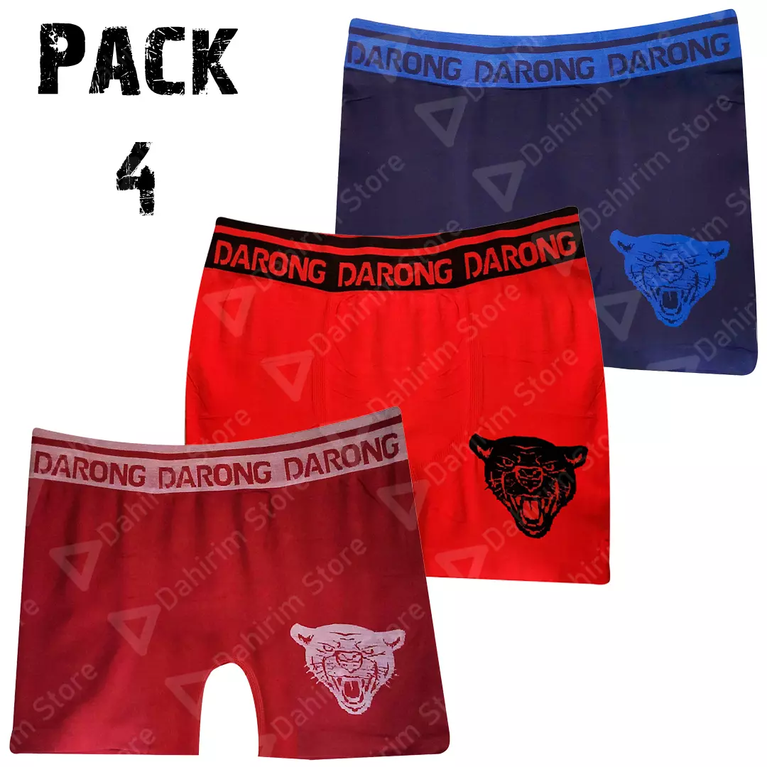 3 Boxer Para Hombre Largos de Licra Grande BF10BY11G3P Pack 4 3 Boxer Para Hombre Largos de Licra Grande BF10BY11G3P Pack 4