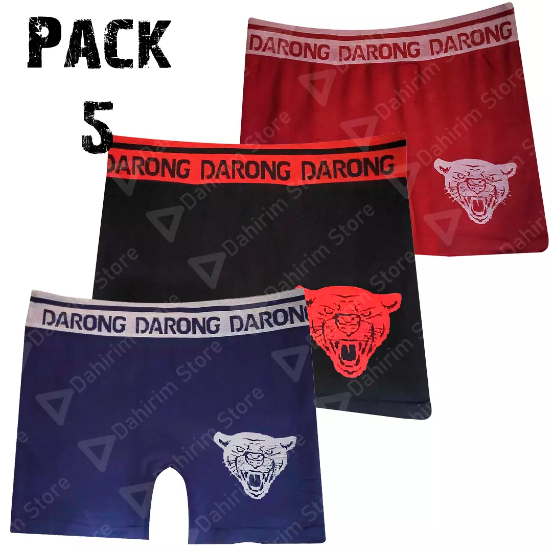 3 Boxer Para Hombre Largos de Licra Grande BF10BY11G3P Pack 5 3 Boxer Para Hombre Largos de Licra Grande BF10BY11G3P Pack 5