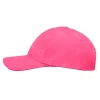 Costado Gorra Flexible Rosa Lisa de Acrílico Deportiva