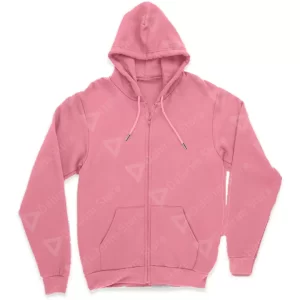 Sudadera Hoodie Con Cierre HDJ191210 Dahirim Store Rosa Frente