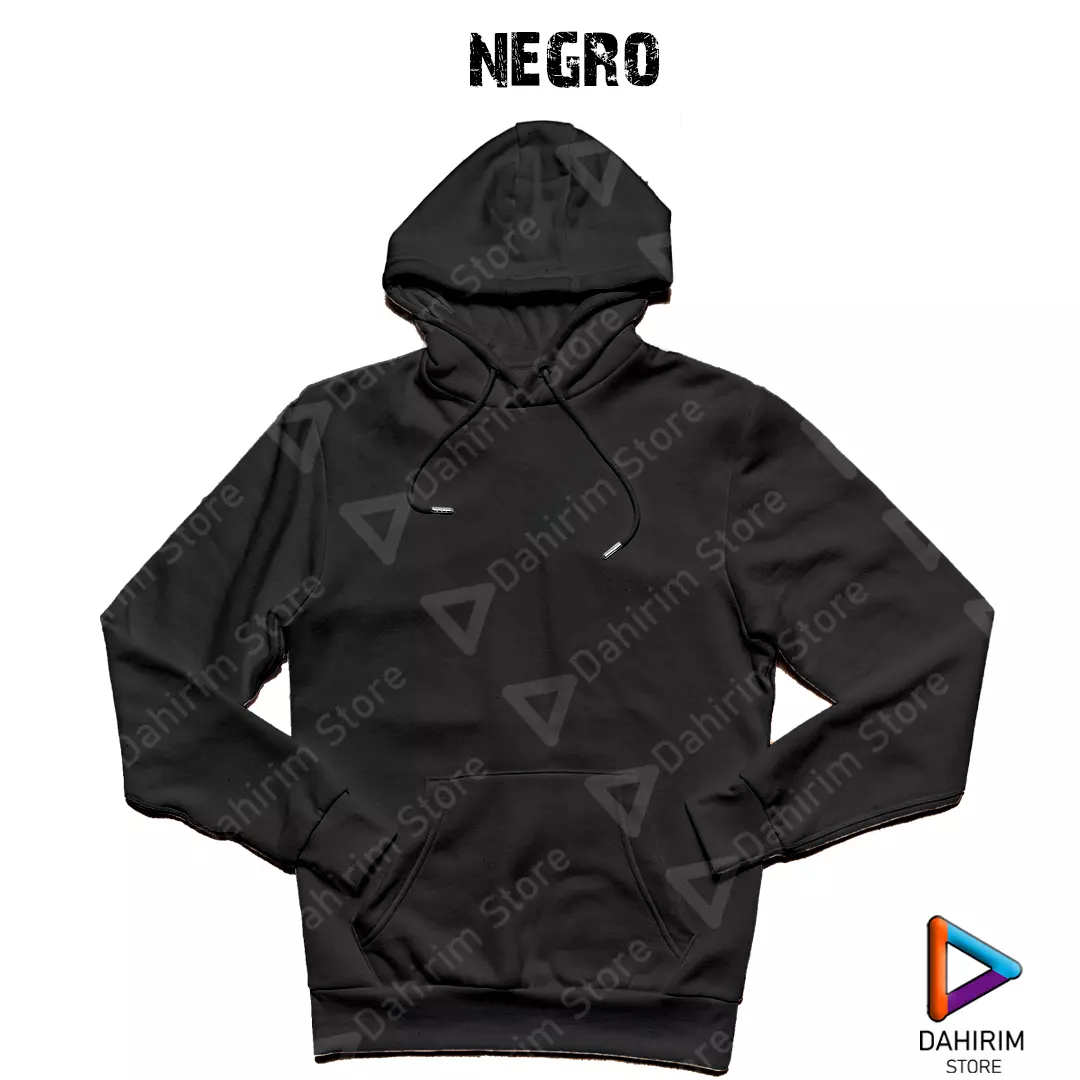 Sudadera Color Negro HD Dahirim Store