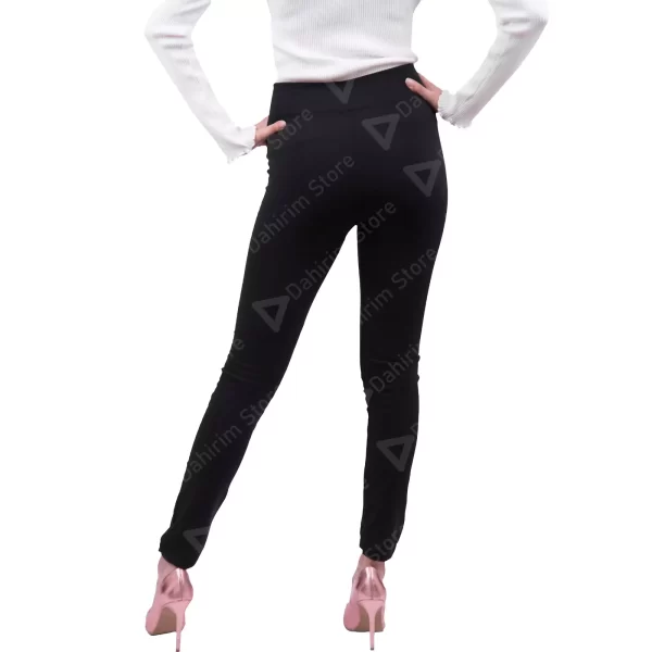 Leggings Mujer Unitalla Negro Estirable, Deportivo, Entrenamiento, Gimnasio, Atletismo, Uso Diario, Yoga Atras