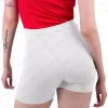 Short Licra Pretina Ancha Mujer Unitalla N1 Blanco Atras