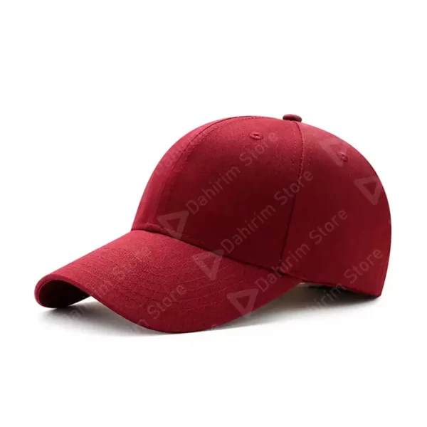 Principal Gorra Flexible Vino Lisa de Acrílico Deportiva